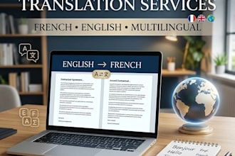 translate your texts or documents