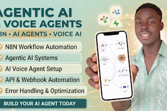 build agentic ai, ai automation, ai voice agent, n8n workflows, n8n automation