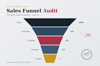 conduct a professional sales funnel audit for your business
