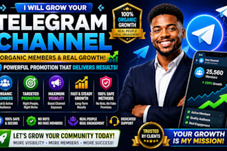 grow your telegram channel, telegram members organically with telegram promotion