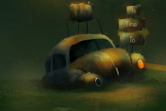 create a custom environment or background illustration