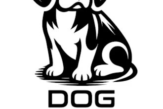 create modern dog, pet and animal logo