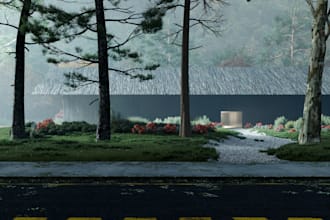 create a realistic rendering of your villa in any scenario