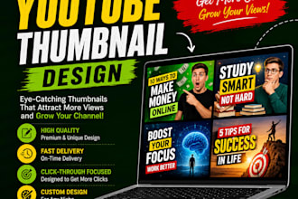 design professional youtube thumbnails in canva
