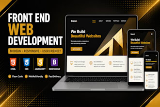 build a responsive front end website
