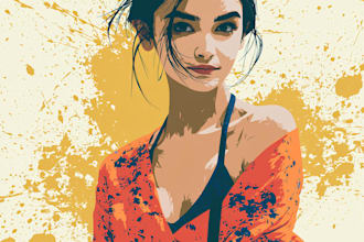 draw high quality vector portraits