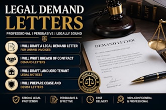 draft a UK solicitor demand letter for your unpaid invoices to get you paid