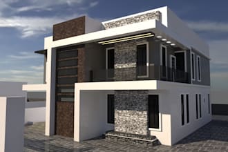 produce complete architectural drawing