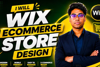 design a professional wix ecommerce store