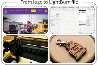 professional laser ready design files for lightburn projects