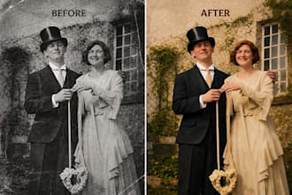 restore old photos enhance upscale and repair images