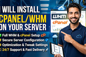 install cpanel whm on your server