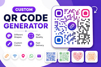generate coloured qr code with logo