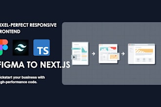 develop a high performance nextjs and react landing page