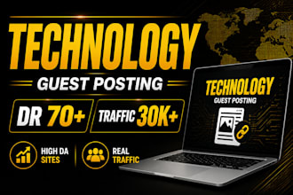 build tech backlinks through premium technology guest posts