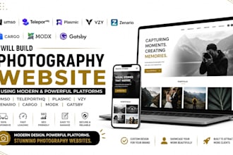 build umso teleporthq plasmic vzy zenario cargo modx gatsby photography website