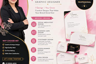 design your professional business card and stationery