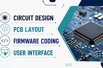 do pcb design and embedded firmward development