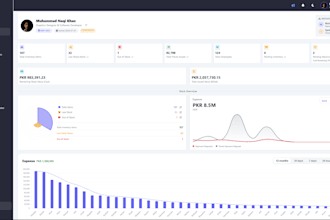 develop a web software for inventory, bills, invoice