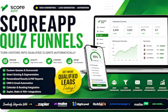 build scoreapp quiz funnel scorecard for lead generation ai automation quizzes