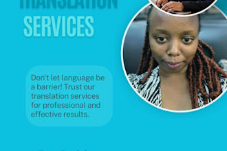 proofread translate english to swahili and write cvs