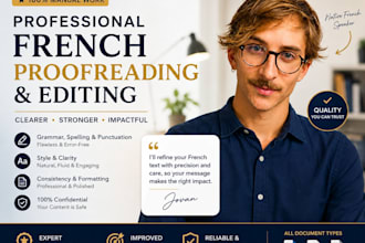 proofread and edit your french text manually