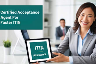 obtain your itin individual taxpayer number as irs caa