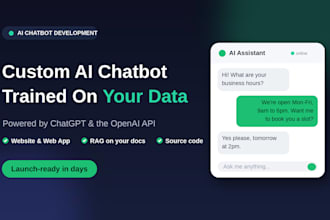 build a custom ai chatbot
