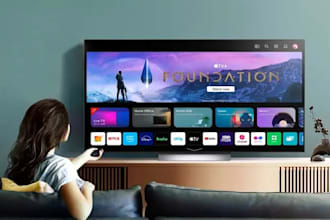 provide remote smart TV setup, install apps, and configure channels