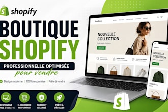 créer une boutique shopify professionnelle optimisée pour vendre