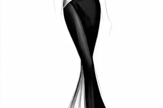 draw hand fashion sketch and interior room sketch