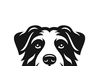 make an unique animal logo design colorful and gradient
