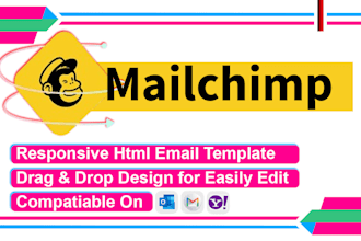 do mailchimp HTML email template