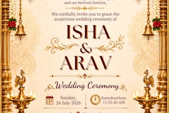 design luxury  wedding invitation cards