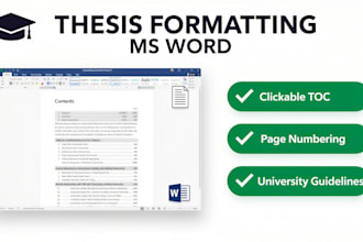 format your thesis in ms word