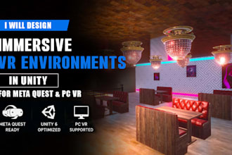 design immersive unity VR environments for meta quest and PC VR