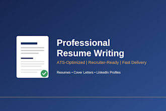 write a professional ats friendly resume