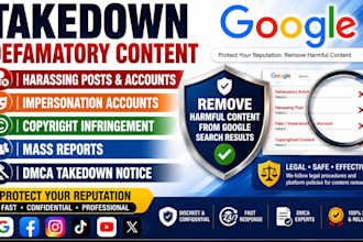fb ig mass report takedown harassing remove defamatory content tiktok x
