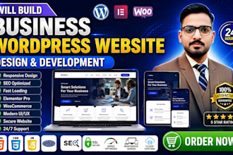 design a professional business wordpress website