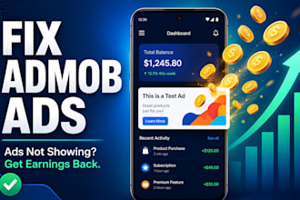 fix admob ads not showing and admob integration in your android app