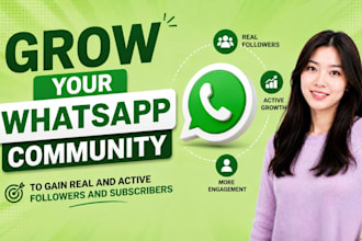 boost your whatsapp followers and grow 50k memmbers