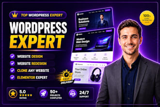 copy clone, revamp, redesign, replicate, migrate   godaddy or wordpress website