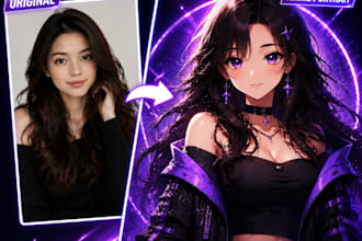 turn photos into anime portraits and create vtuber avatars