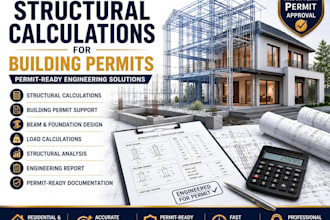 provide structural calculations for building permit approval