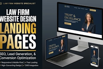 create wix law firm landing page attorney website legal website design