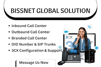 install setup and configure 3cx with sip trunk did number inbound call center