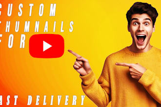 design amazing, professional and clickbait thumbnail