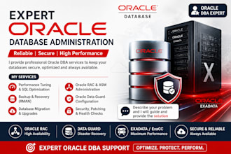 be your lead oracle database administrator