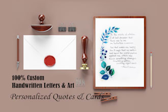 create beautiful handwritten letters and cards