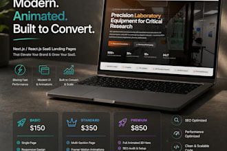 develop a premium saas web application